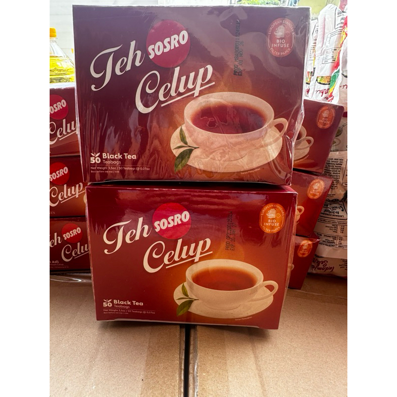 

Teh Sosro Celup 50 kantong 100Gram