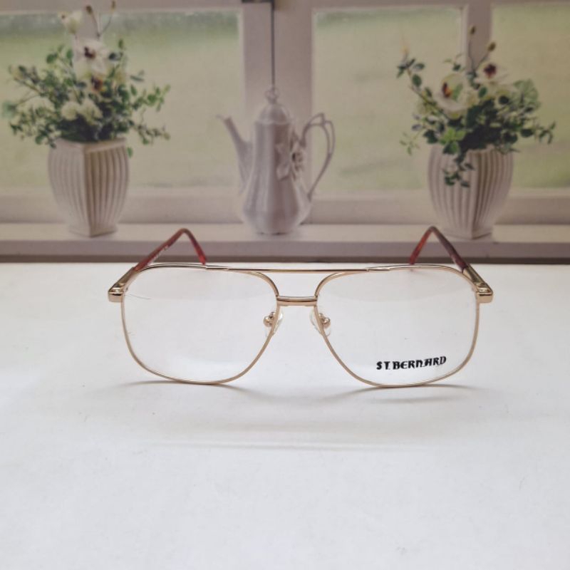 kacamata vintage Aviator xlarge New old stock rare