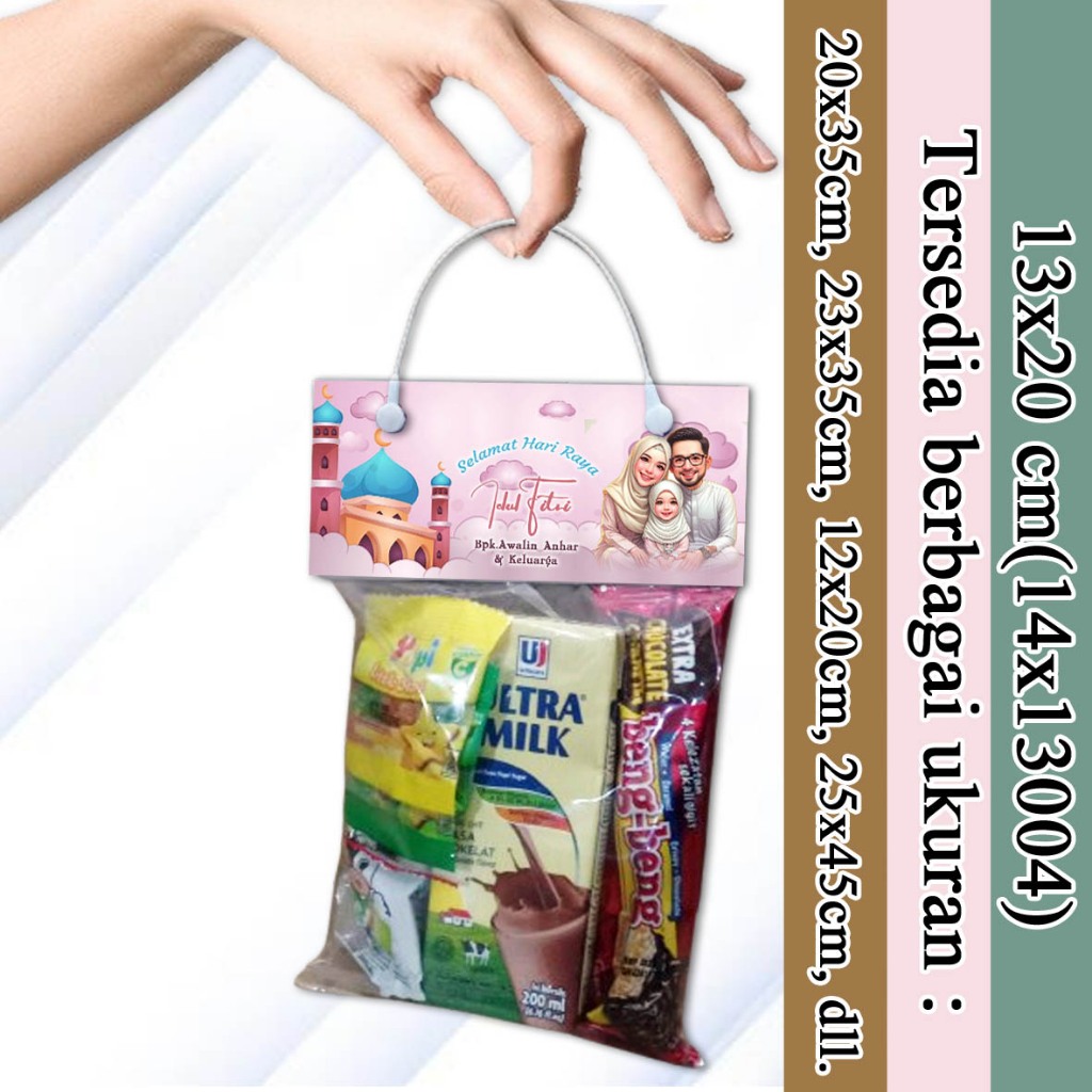 

COD TAS SNACK HARI RAYA LEBARAN MURAH 13x20-004 HAMPERS LEBARAN IDUL FITRI TAS PLASTIK TAS KADO / HADIAH PESTA TAS UCAPAN TERIMA KASIH TAS ULANG TAHUN TAS SNACK GODIEBAG TAS SOUVENIR