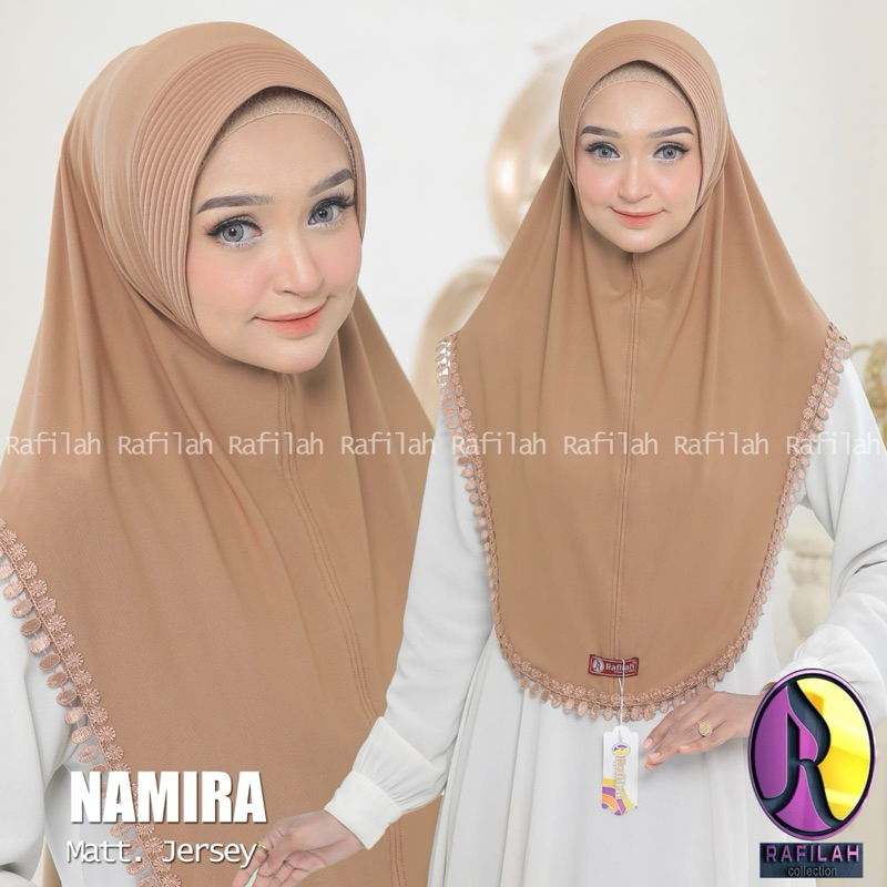 RAFILAH HIJAB INSTAN RENDA NAMIRA JERSEY PREMIUM ORI RAFILAH HIJAB