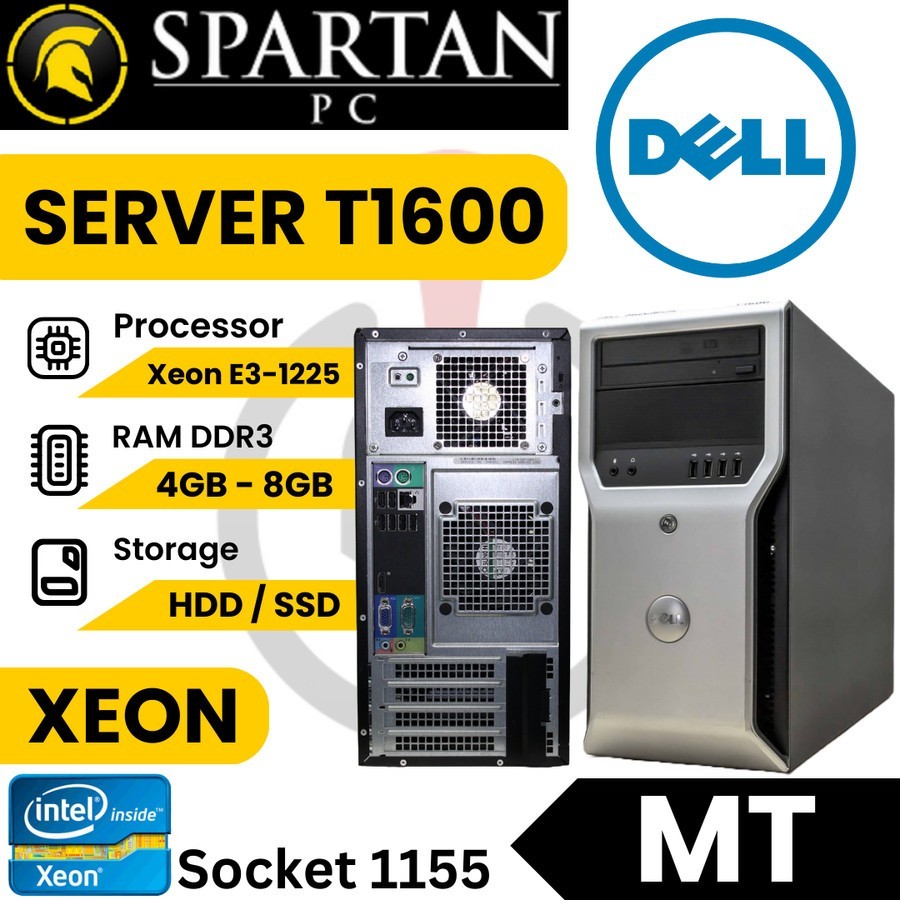 SERVER UNBK DELL T1600 XEON WORKSTATION