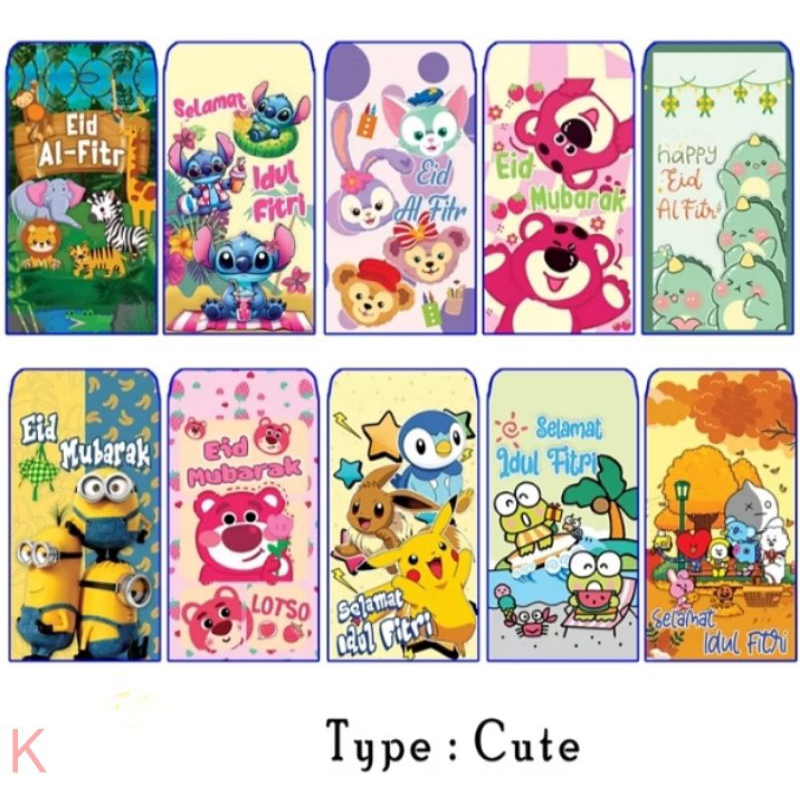 

AMPLOP LEBARAN IDUL FITRI KARAKTER LUCU ESTETIK IDUL FITRI RAMADHAN