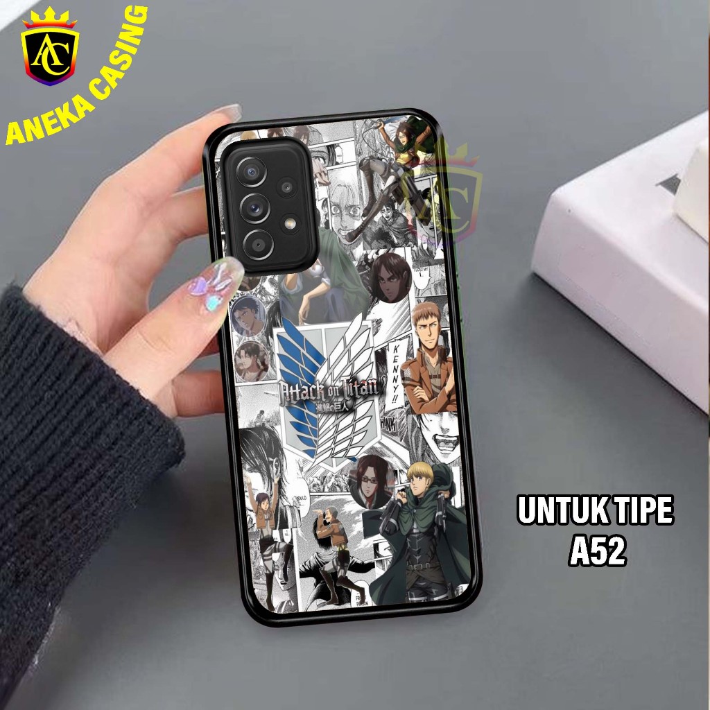 Case SAMSUNG A52-Hardcase Glossy casing Hp SAMSUNG A52 Terbaru [Motif - NRT] - Aneka Case Mengkilap 