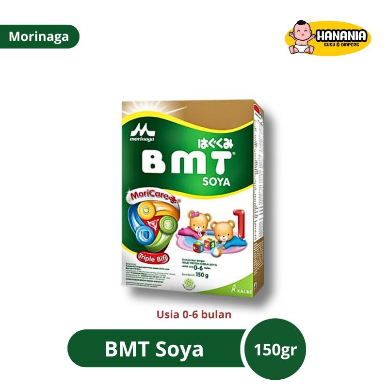 

Morinaga BMT Soya 1 / usia 0-6 Bulan 150gr