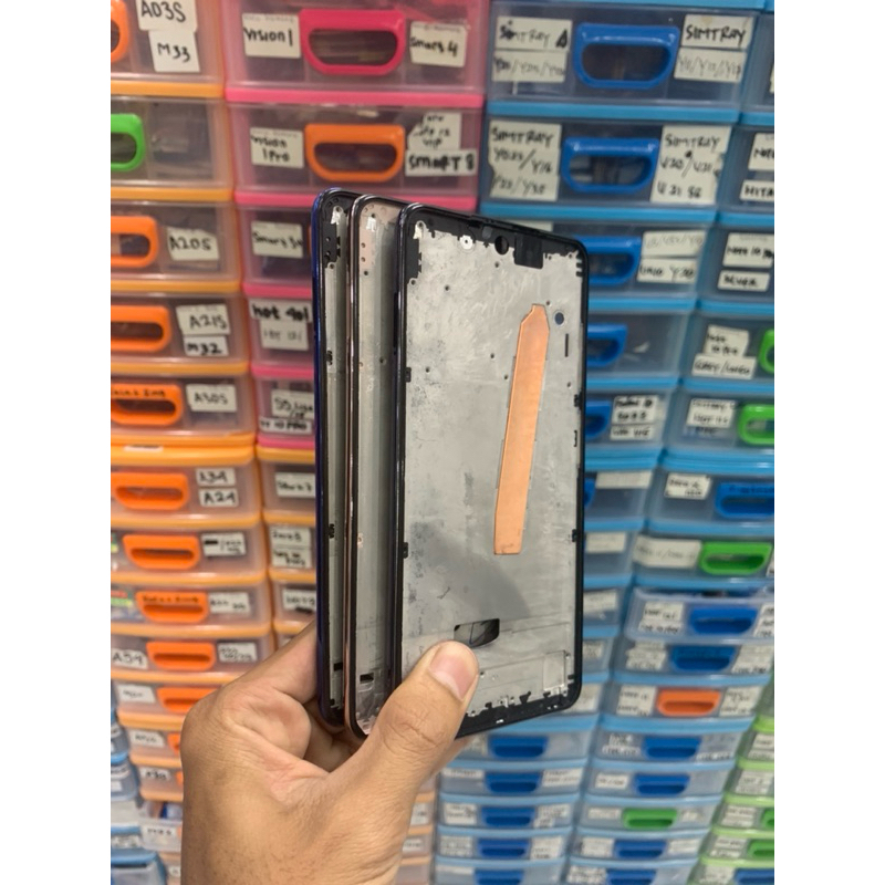 FRAME LCD / BEZEL / TULANG TENGAH DUDUKAN LCD PCO X3 / PCO X3 PRO ORIGINAL