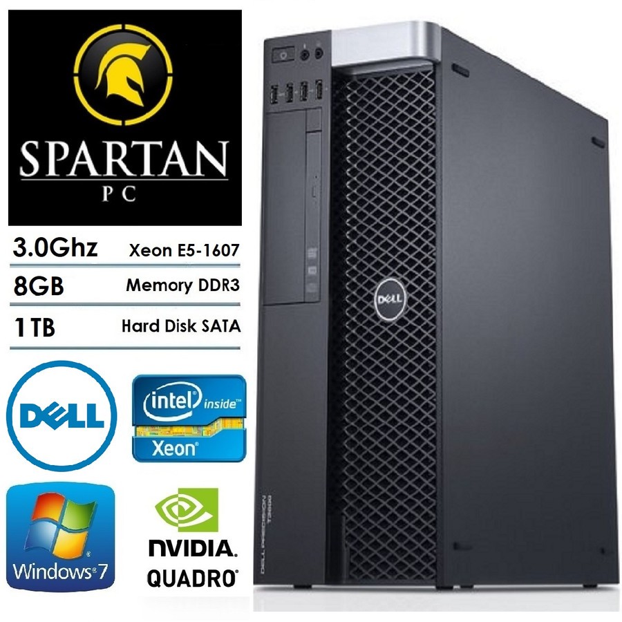 PC SERVER DELL T3600 WORKSTATION XEON E5-1607