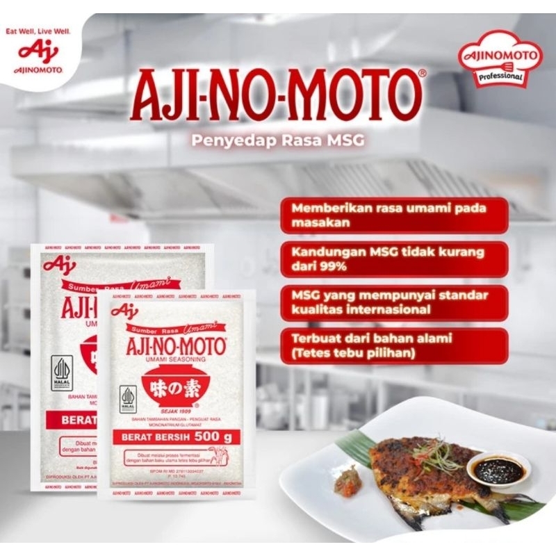 

GFD Ajinomoto MSG Reguler RC Micin Penyedap Rasa 1kg