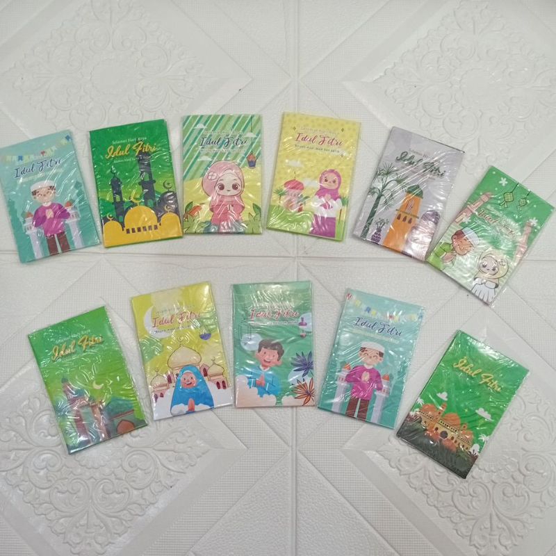 

Amplop lebaran idul fitri kiky isi 8 lembar (motif random)