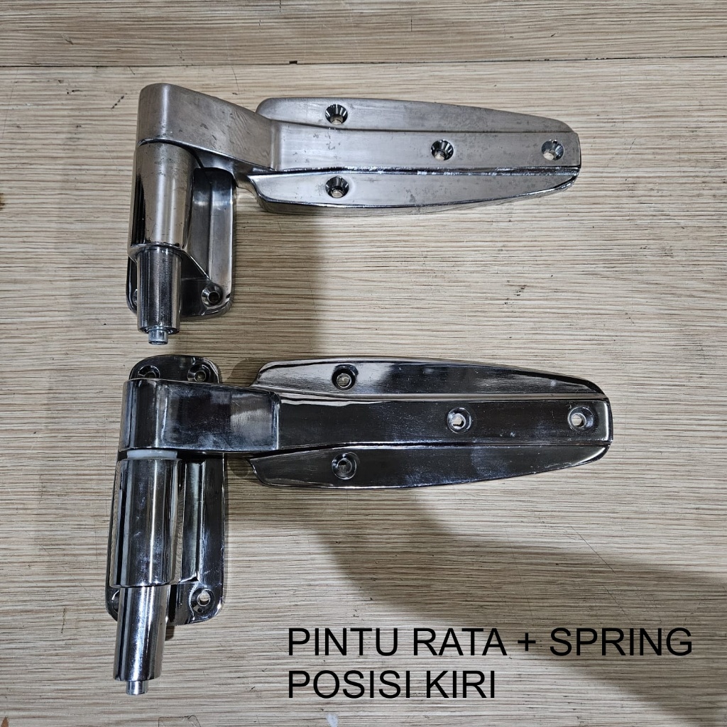 HINGES PINTU LT 1238 WITH SPRING ( APPLICABLE TO FLAT DOOR ) COLD STORAGE -  1 SET / ENGSEL COLD ROO