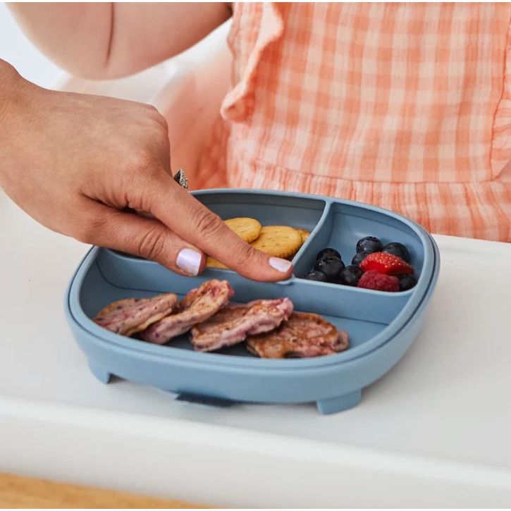 Bbox 2-in-1 suction plate / suction plate / piring silikon anak - Piring Makan Anak Mpasi