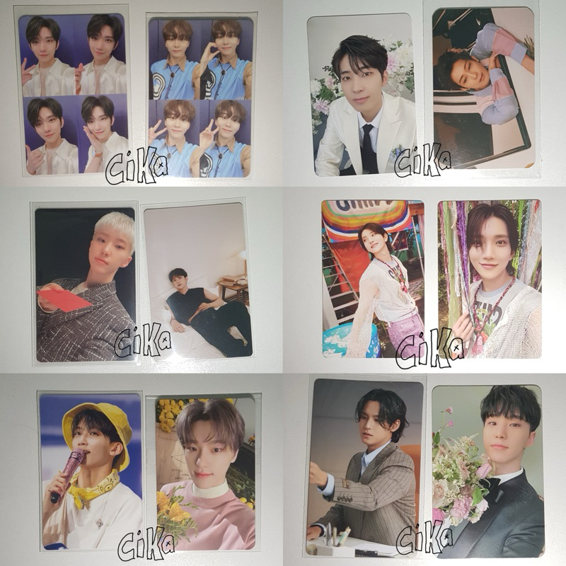 SEVENTEEN SVT PC PHOTOCARD JOSHUA SEUNGKWAN WONWOO HOSHI MINGYU JEONGHAN DINO HENGGARAE FML CARVER H