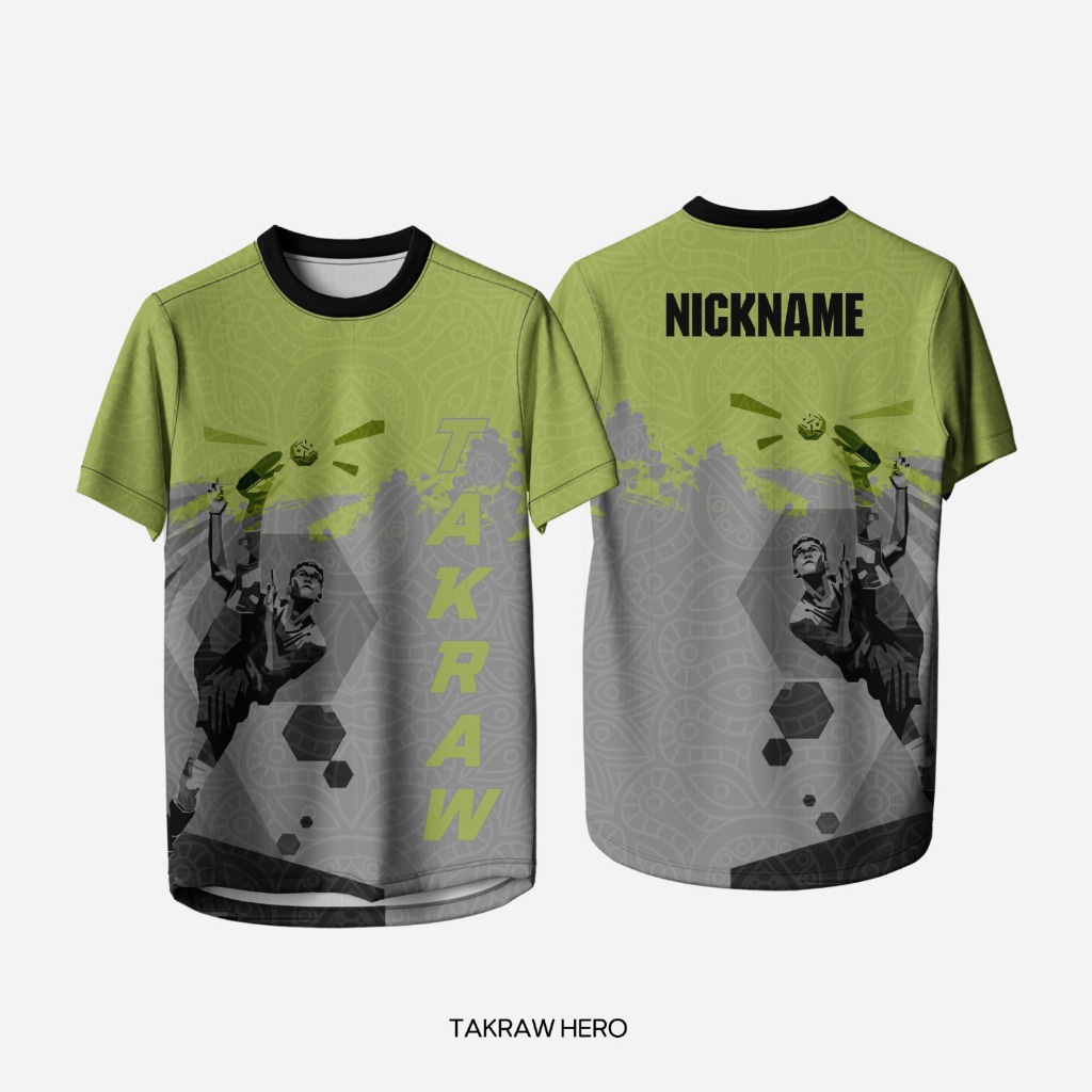 Jersey Olahraga Drifit Premium Full Print 3R Takraw ( TAKRAW Hero )