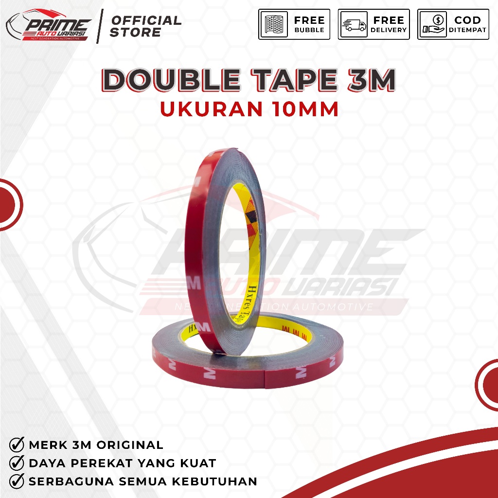 

Double Tape VHB Model 3M 8MM X 5M - DOUBLE TAPE 3M MERAH