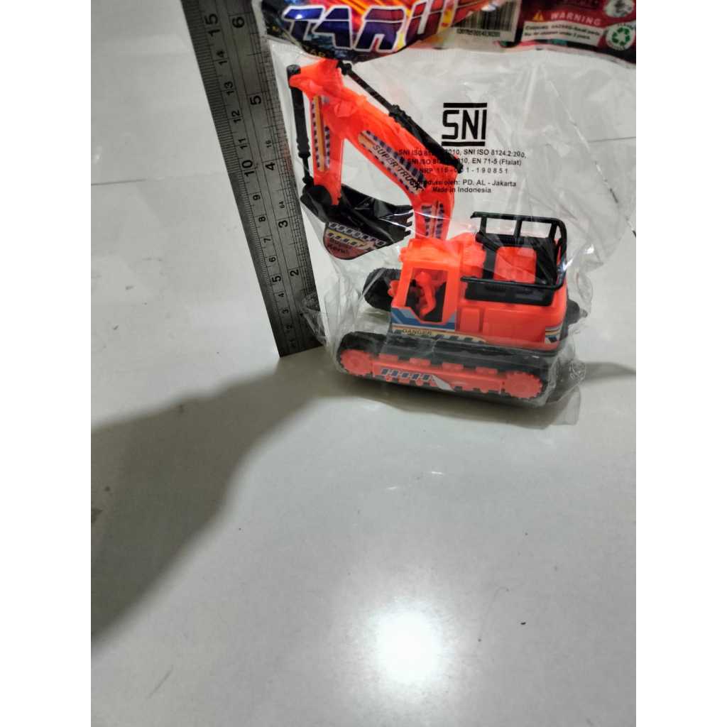 Mainan anak truk Excavator mini - truck beko - mb 120 / mainan mobil beko tanah