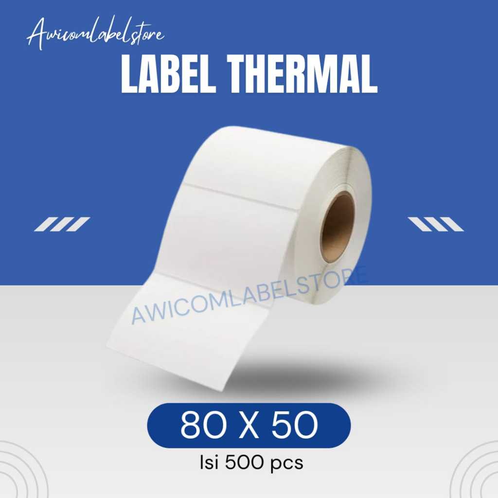 

DIRECT THERMAL STICKER [80X50 MM] KERTAS LABEL STIKER BARCODE 80X50