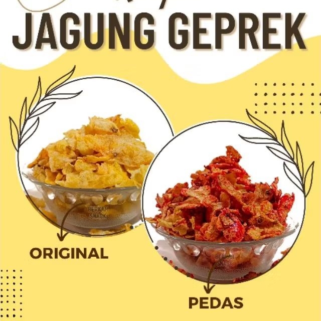 

JAJAN KILOAN KERIPIK JAGUNG GEPREK/PENYET RASA ASIN ORIGINAL DAN PEDAS MANIS CAMILAN GURIH DAN ENAK | JAJAN KILOAN MURAH 250G BERKAH SNACK