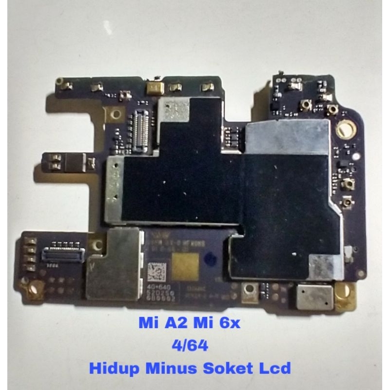 mi A2 mi 6x mi6x 4/64 mesin perawan hidup minus soket