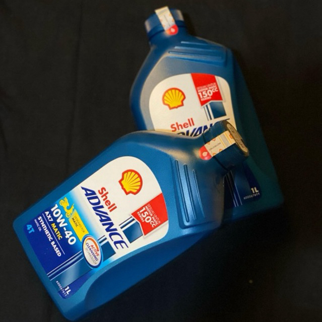 Oli Shell AX-7 10W-40 Oli matic motor 150cc Keatas