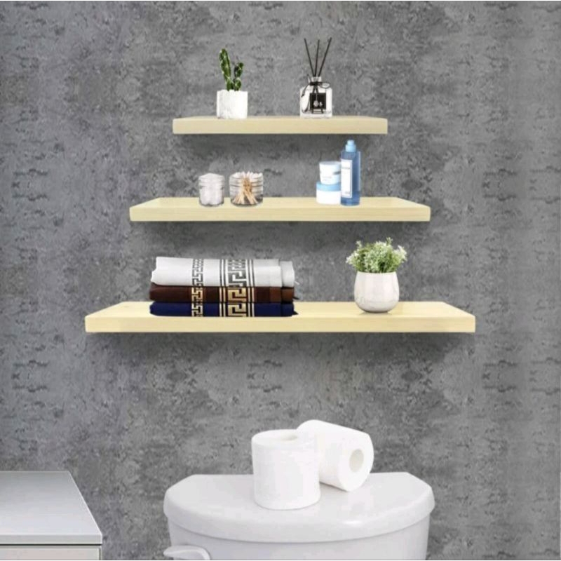 Rak kayu tempel dinding dekorasi#hiasan dinding