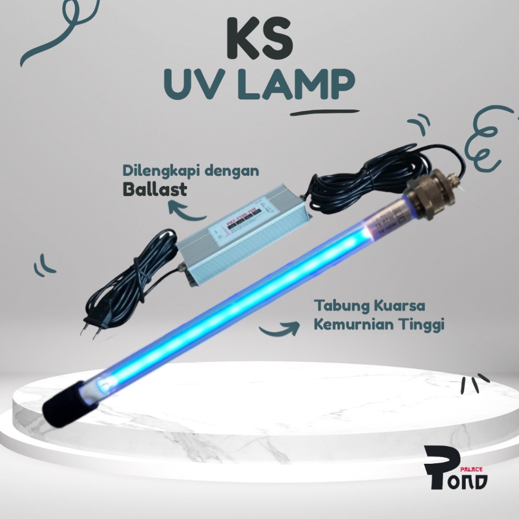UV With Ballast KS Koi UV Kolam Koi Ultraviolet Pond Koi UV Sterilizer