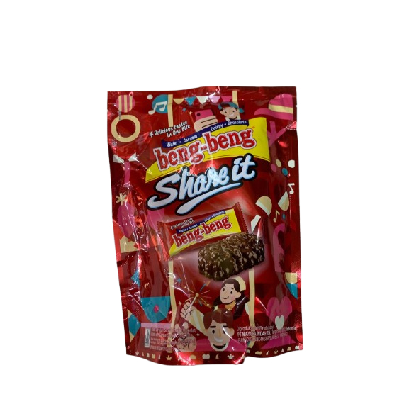 

Beng Beng Share It Wafer Caramel Chocolate Isi 10 Pack x 9.5gr