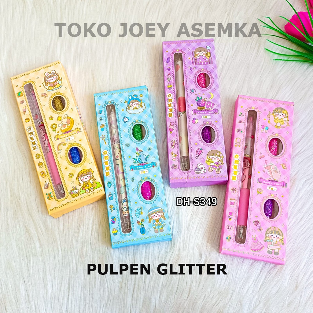 

PULPEN GLITTER JURNALING DH-S349 PEN PENA DEKORASI SCRAP BOOK JURNAL DECORATIVE BLINK BLINK