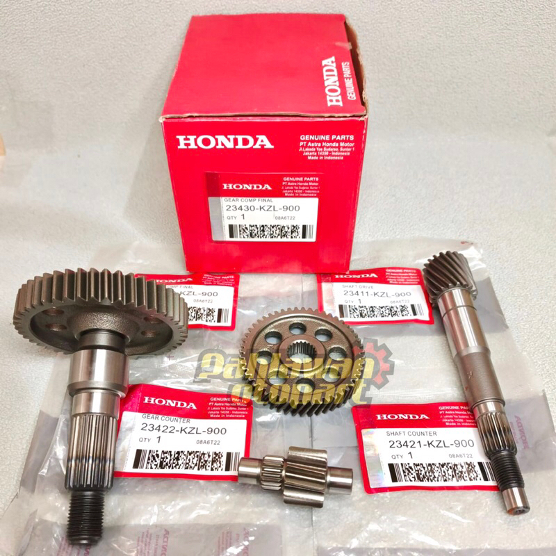 GIGI RASIO GEAR RASIO SET KZL  BEAT FI SCOOPY FI SPACY FI VARIO 110 FI