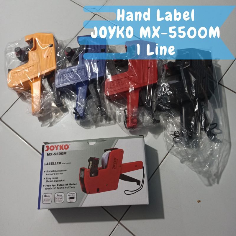 

Joyko MX-5500M / Mesin Hand Label Harga 1 Line / 1 Baris