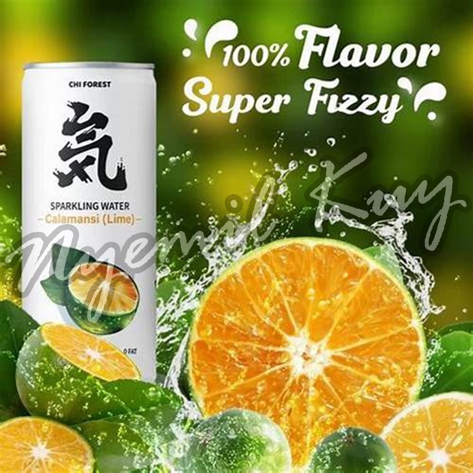 CHI Forest Sparkling Water Bebas Gula Calamansi Lime 330ml - Minuman Soda Rasa Jeruk