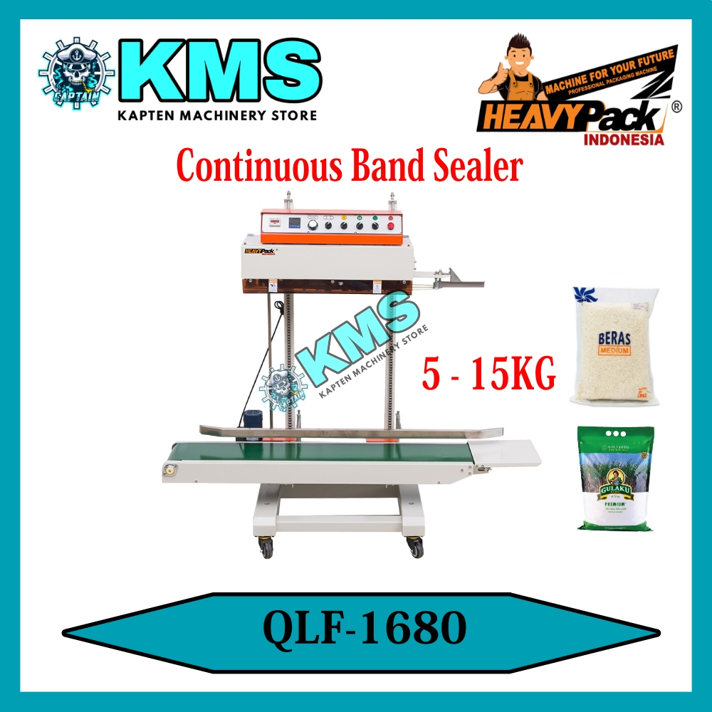 QLF-1680 Heavypack Vertical Continuous Band Sealer Heavypack