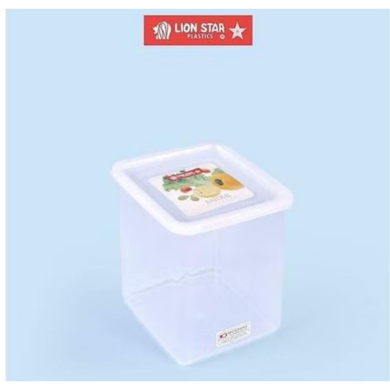 Toples Lion Star Kotak Tinggi B 48 PT 4/ Toples Gula lion star Natural/ Toples lion star Segi