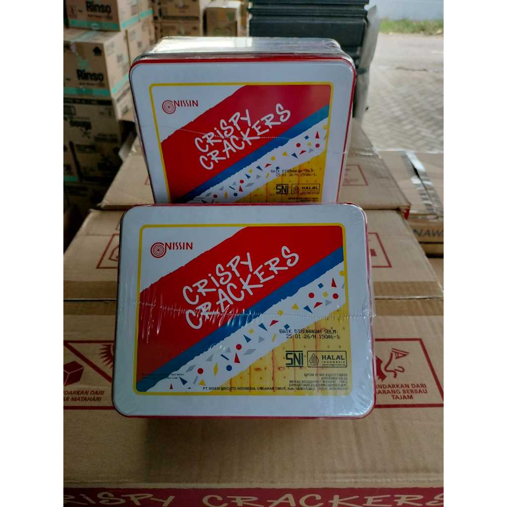 

NISSIN CRISPY CRACKERS 750 GRAM KEMASAN KALENG