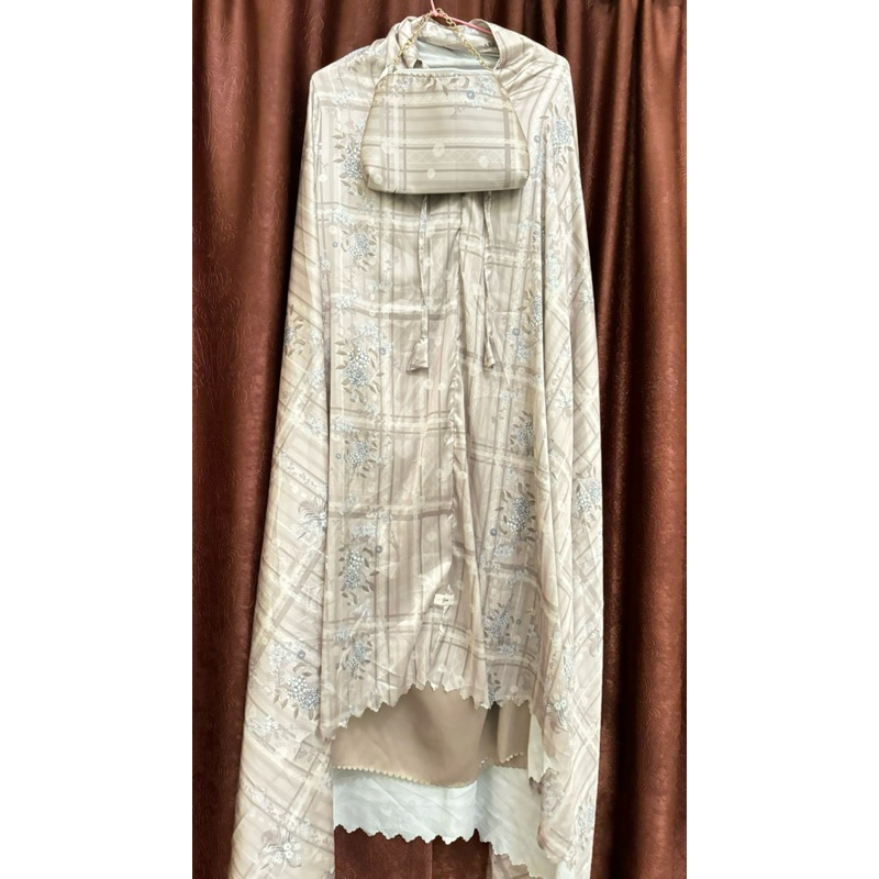 Mukena LaserCut Silk Armani Premium