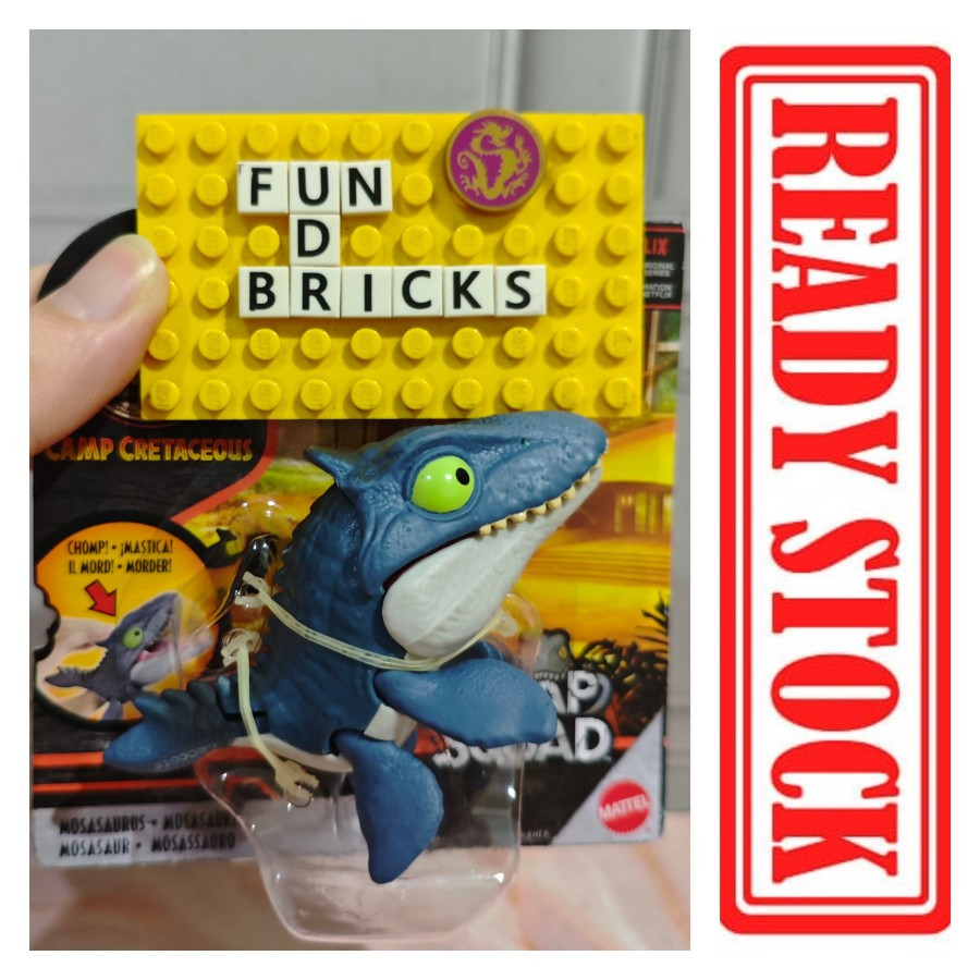 Mattel Jurassic World Snap Squad Mosasaurus