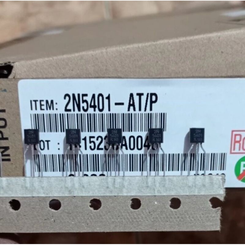 (1 BUAH) TRANSISTOR 2N5401 PNP ORIGINAL (KAKI TEMBAGA) TRANSISTOR 2N 5401 IC TRANSISTOR 2N5401 PNP 2