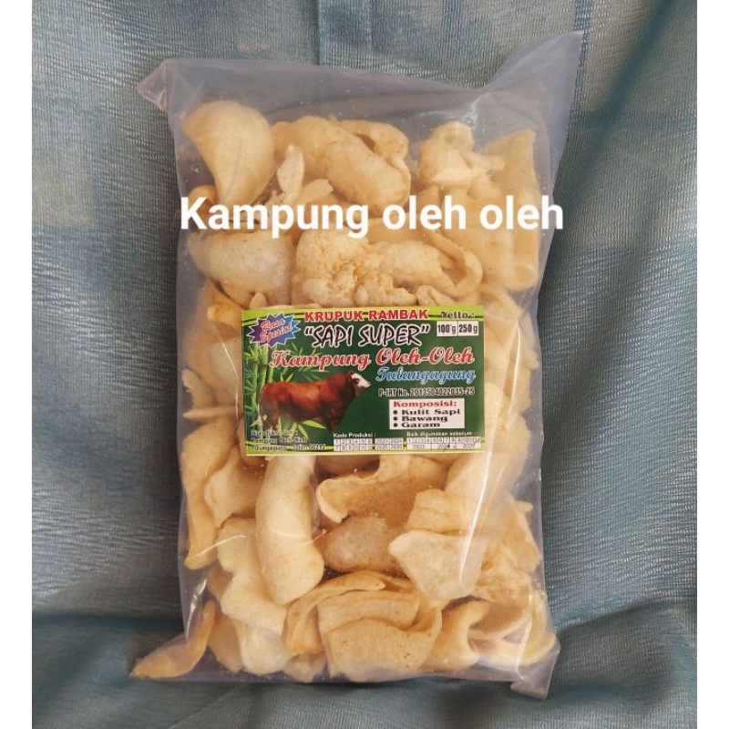

Krupuk rambak sapi remekan 150gram