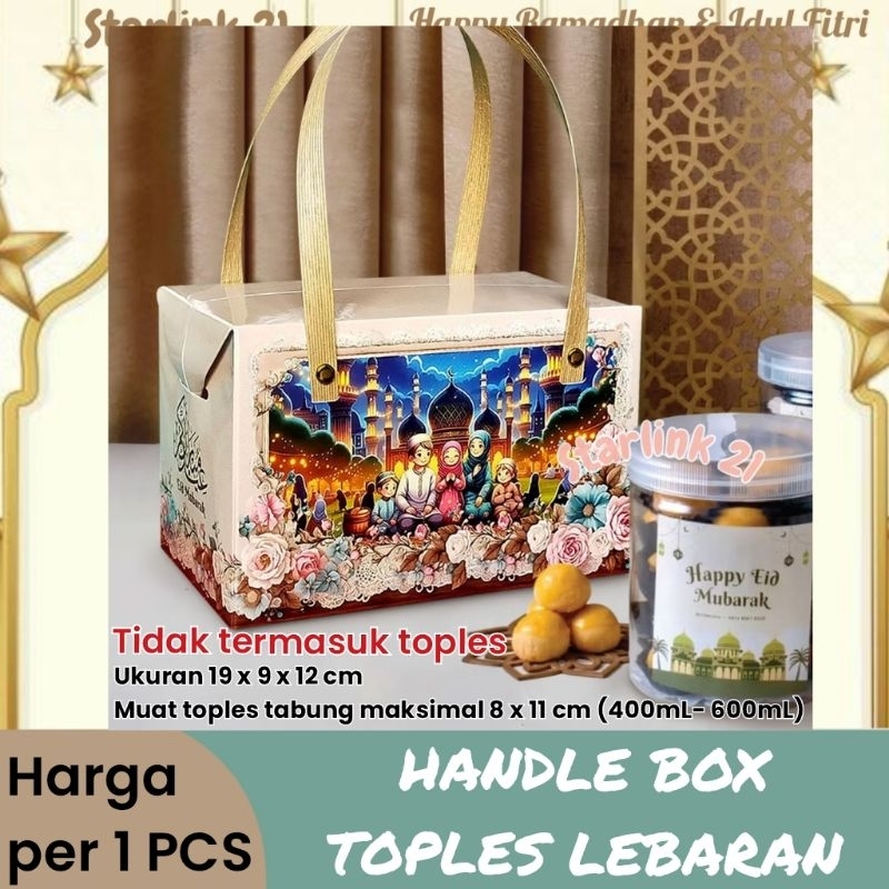 

TAS HAMPERS PREMIUM LEBARAN/ IDUL FITRI | Tas Hampers Lebaran | Tas Toples Kue Lebaran