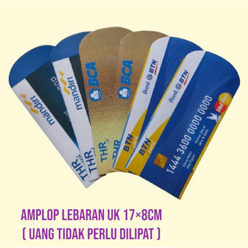 

Amplop lebaran motif ATM size jumbo 10pcs