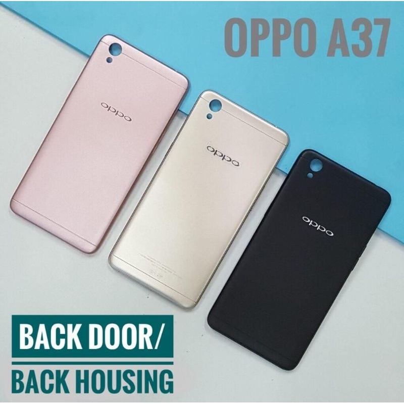 BackDoor Back Cover Bekdor Casing Tutup Belakang OPPO A37 / A37f | Back Door Kesing + Tombol OPO A37