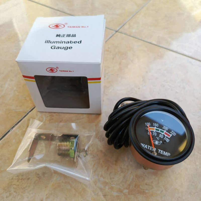 WATER TEMPERATUR INDIKATOR GAUGE MOBIL UNIVERSAL