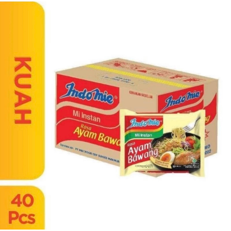 

1 DUS INDOMIE BAWANG isi 40pcs