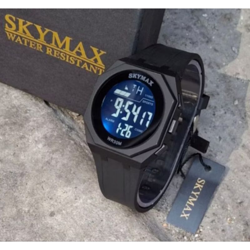 Ready Jam Tangan Skymax 3009 Original Tahan Air Bisa Bawa Renang Jam Tangan Skymax 3009 Sport