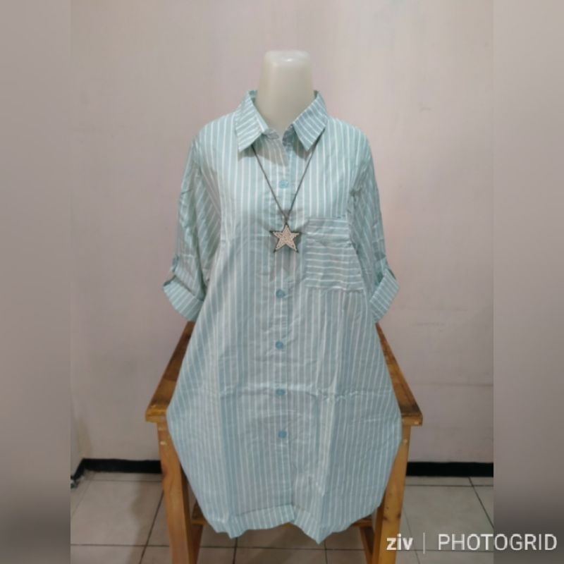 TUNIK MOTIF GARIS GARIS WANITA T1852