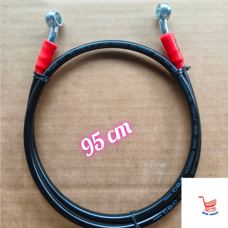selang rem depan 95 CM universal VARIASI JUPITERZ MIO SATRIA FU LEXI AEROX VARIO 150 VARIO 125 GENIO