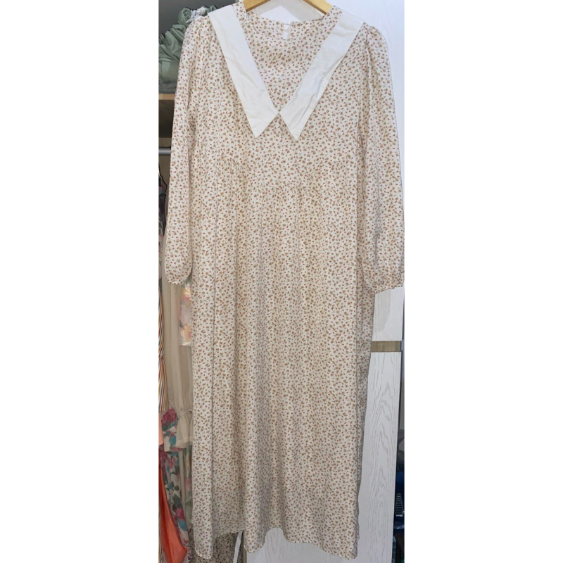 GAMIS BUNGA, DRESS HIJAB VINTAGE