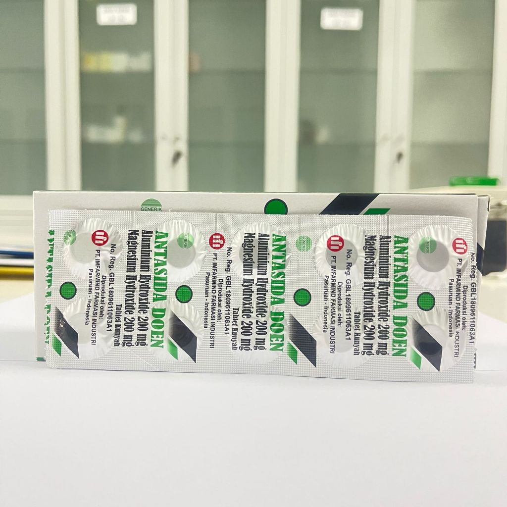 Antasida Doen 10 Tablet - Obat Lambung, Nyeri, Mual