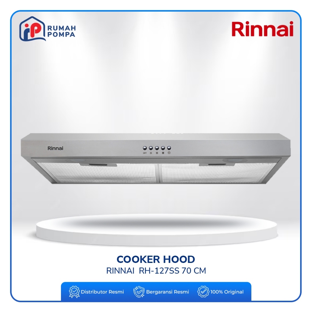 Cooker Hood Rinnai Stainless RH 127 SS 70 cm