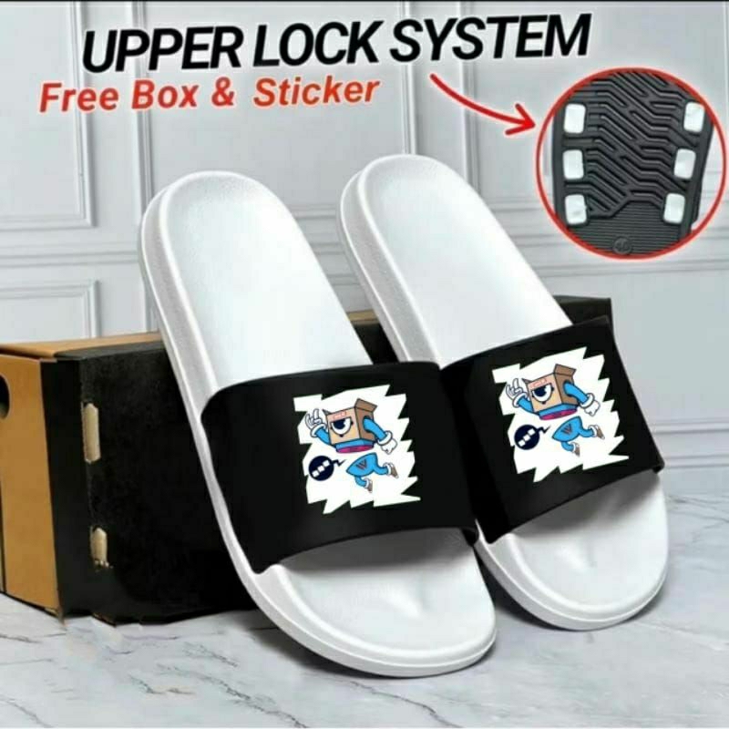 sandal slop pria dtf anti lem anti air variasi kekinian