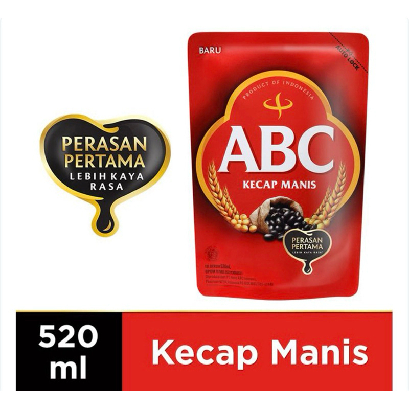 

ABC kecap manis refill 520ml