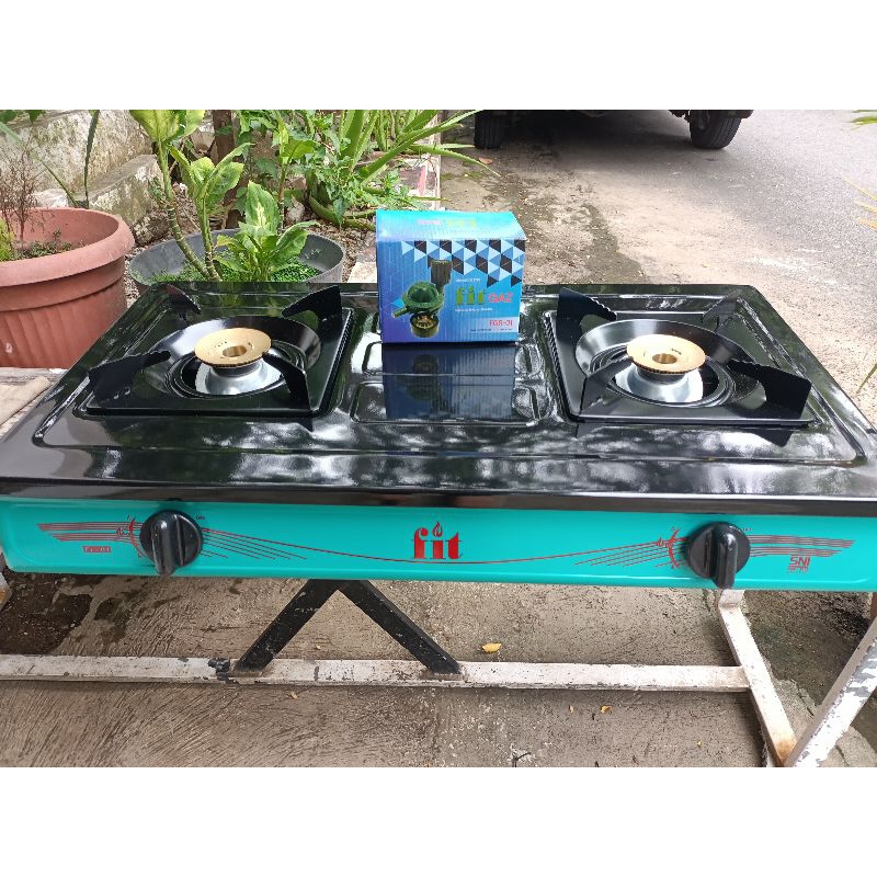 Kompor Gas 2 Tungku Fit Gas
